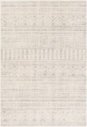 Livabliss Elaziz-Global Grey White Global Living Dining Bedroom Rug in Light Grey - Size: 120 cm x 170 cm - thumbnail 2