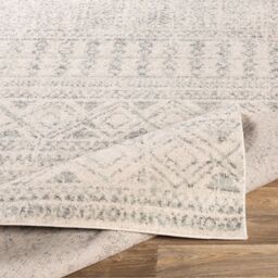 Livabliss Elaziz-Global Grey White Global Living Dining Bedroom Rug in Light Grey - Size: 120 cm x 170 cm - thumbnail 4