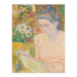 Artery8 Jan Toorop Framed Wall Art Print Mrs Marie Jeannette Floral Portrait - Size: A4 - thumbnail 3