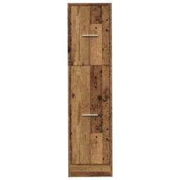 Berkfield Home Elegant Apothecary Cabinet Old Wood 30x41x118 cm Engineered Wood in Brown - Size: 30 x 41 x 118 cm - thumbnail 5