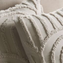 OHS 4 Pack Tufted Arch Cushion Cover in Natural - Size: 45 cm x 45 cm - thumbnail 3