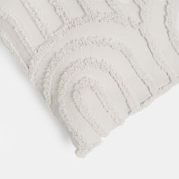 OHS 4 Pack Tufted Arch Cushion Cover in Natural - Size: 45 cm x 45 cm - thumbnail 4