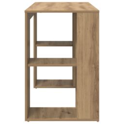 Berkfield Home Artisan Oak Writing Desk Artisan oak Engineered wood Standard in Brown - thumbnail 5