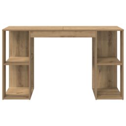 Berkfield Home Artisan Oak Writing Desk Artisan oak Engineered wood Standard in Brown - thumbnail 4