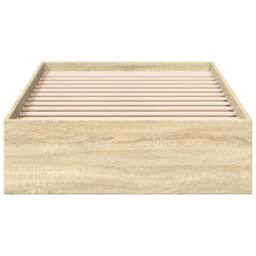 Berkfield Home Modern Bed Frame with Drawers without Mattress Sonoma Oak 90x200 cm in Light Tan - thumbnail 4