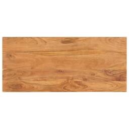 Berkfield Home Coffee Table 100x45x33 cm Solid Acacia Wood in Brown - Size: 100 x 45 x 33 cm - thumbnail 4