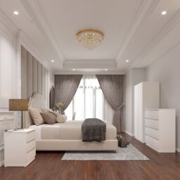 Seconique Malvern 2 Door Wardrobe Bedroom Set in White - thumbnail 1