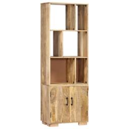 Berkfield Home Dense Bookshelf 60x35x180 cm Solid Mango Wood in Brown - Size: 60 x 35 x 180 cm - thumbnail 8