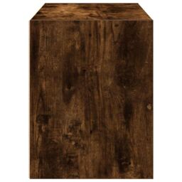 Berkfield Home Cabinet with 2 Drawers Smoked Oak 60x31x40 cm Engineered Wood in Brown - Size: 60 x 31 x 40 cm - thumbnail 6