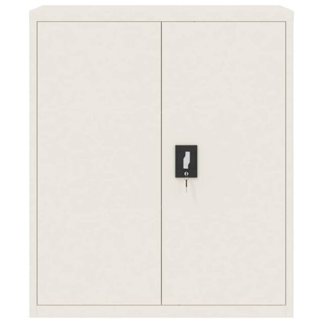 Berkfield Home Durable File Cabinet White 90x40x105 cm Steel - Size: 90 x 40 x 105 cm - image 1
