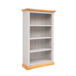 Cabinet Bits Bookcase with plinth 120x70x25cm in Light Grey - Size: 120 x 70 x 25 cm - thumbnail 2