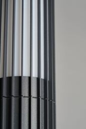 BHS Lighting Zeb Adjustable Outdoor Post Light in Dark Grey - thumbnail 3
