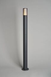 BHS Lighting Zeb Adjustable Outdoor Post Light in Dark Grey - thumbnail 1