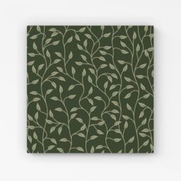 Warren Reed - Designer Green Shrub With Leaves Canvas - Size: w40 inch x h40 inch - thumbnail 1