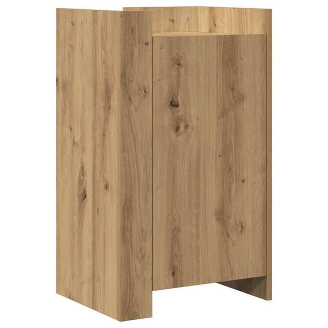 Berkfield Home Sideboard Artisan Oak 45x35x75 cm Engineered Wood in Brown - Size: 45 x 35 x 75 cm - image 1