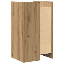 Berkfield Home Sideboard Artisan Oak 45x35x75 cm Engineered Wood in Brown - Size: 45 x 35 x 75 cm - thumbnail 8