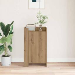 Berkfield Home Sideboard Artisan Oak 45x35x75 cm Engineered Wood in Brown - Size: 45 x 35 x 75 cm - thumbnail 4