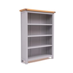 Cabinet Bits Bookcase 120x90x25cm in Grey - Size: 120 x 90 x 25 cm - thumbnail 2