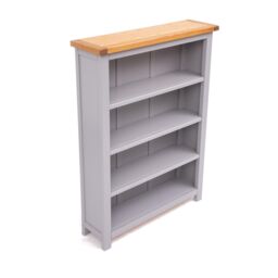 Cabinet Bits Bookcase 120x90x25cm in Grey - Size: 120 x 90 x 25 cm - thumbnail 3
