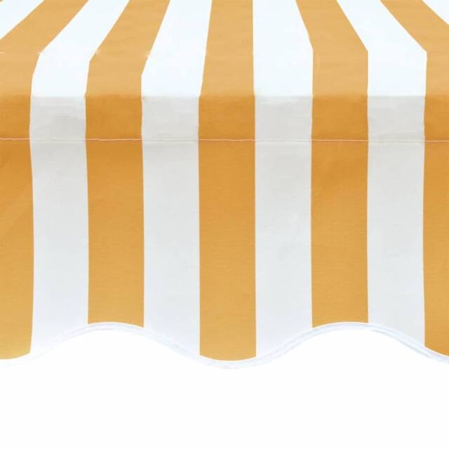 Berkfield Home Durable Awning Top Sunshade Canvas Sunflower Yellow & White 6 x 3 m - image 1