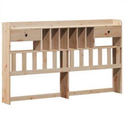Berkfield Home Bed Frame without Mattress 180x200 cm Super King Solid Wood Pine in Brown - thumbnail 6