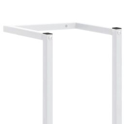 Berkfield Home Towel Rack White 25x20x95 cm Steel - Size: 25 x 20 x 95 cm - thumbnail 6