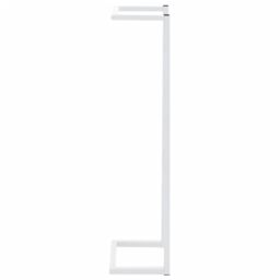 Berkfield Home Towel Rack White 25x20x95 cm Steel - Size: 25 x 20 x 95 cm - thumbnail 4