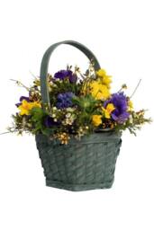 KDMD Hexagon Baskets Duck Egg Blue Basket design for everyday use - thumbnail 4