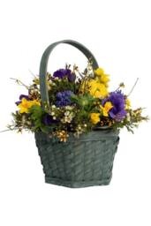 KDMD Hexagon Baskets Duck Egg Blue Basket design for everyday use - thumbnail 3