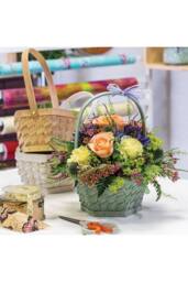 KDMD Hexagon Baskets Duck Egg Blue Basket design for everyday use - thumbnail 5