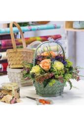 KDMD Hexagon Baskets Duck Egg Blue Basket design for everyday use - thumbnail 6
