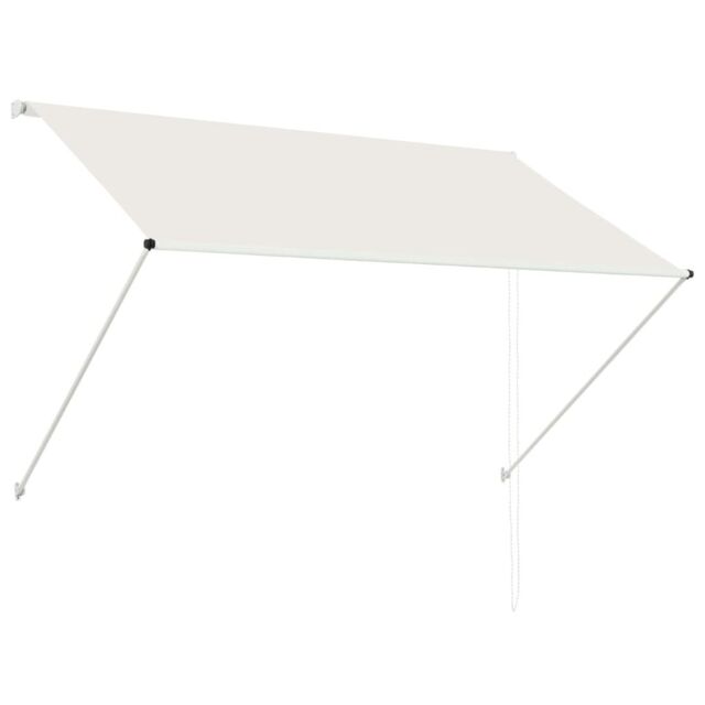 Berkfield Home Retractable Awning 200x150 cm Cream in Beige - image 1