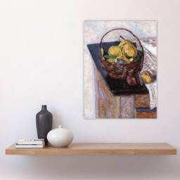 "Artery8 Still Life The Basket of Fruit Bonnard Wall Art Poster Print - Size: W18"" x H24""" - thumbnail 4