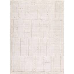 Livabliss Alba-Modern Taupe Brown Ivory Graphic Living Dining Rug - Size: 160 cm x 215 cm - thumbnail 2