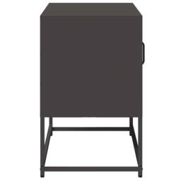 Berkfield Home TV Cabinet Black 68x39x60.5 cm Steel - thumbnail 7