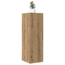 Berkfield Home TV Cabinet Artisan Oak 30.5x30x90 cm Engineered Wood in Brown - thumbnail 1