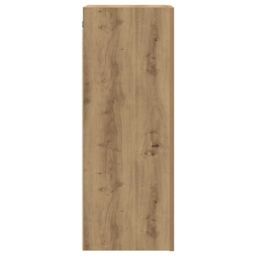 Berkfield Home TV Cabinet Artisan Oak 30.5x30x90 cm Engineered Wood in Brown - thumbnail 5
