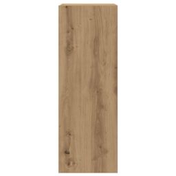 Berkfield Home TV Cabinet Artisan Oak 30.5x30x90 cm Engineered Wood in Brown - thumbnail 4