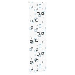 Berkfield Home Shower Roller Blind 70x240 cm Fabric Width 66 cm in White - thumbnail 3