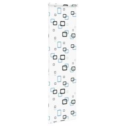 Berkfield Home Shower Roller Blind 70x240 cm Fabric Width 66 cm in White - thumbnail 4