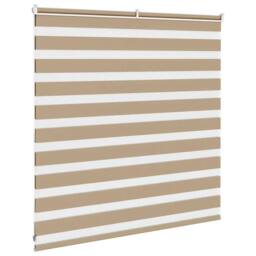 Berkfield Home Elegant Zebra Blind Sand Brown 150x100 cm Fabric Width 145.9 cm P - thumbnail 4