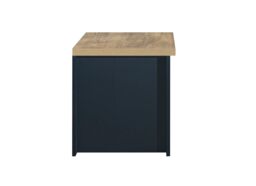 Birlea Lamp Table Grey Highgate 1 Drawer & Oak Farmhouse Shabby Chic in Blue - thumbnail 4