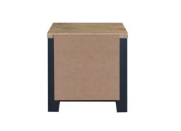 Birlea Lamp Table Grey Highgate 1 Drawer & Oak Farmhouse Shabby Chic in Blue - thumbnail 5
