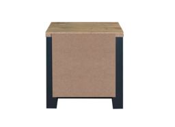 Birlea Lamp Table Grey Highgate 1 Drawer & Oak Farmhouse Shabby Chic in Blue - thumbnail 8