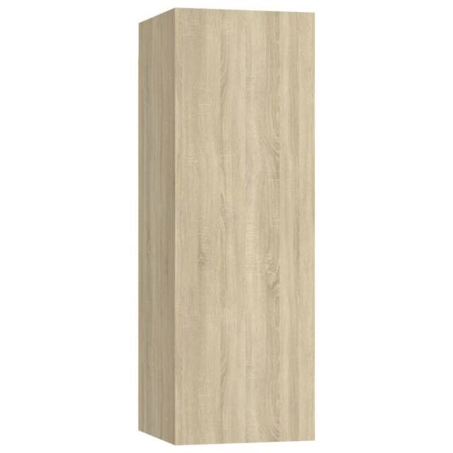 Berkfield Home TV Cabinet Sonoma Oak 30.5x30x90 cm Engineered Wood in Light Tan - image 1