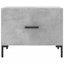 Berkfield Home Coffee Tables 2 pcs Concrete Grey 50x50x40 cm Engineered Wood - Size: 50 x 50 x 40 cm - thumbnail 6