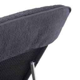 Berkfield Home Beach Towels 2 pcs Anthracite 60x135 cm Fabric 400 GSM in Charcoal - thumbnail 6