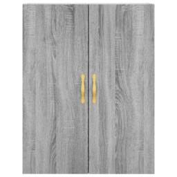 Berkfield Home Highboard Grey Sonoma 69.5x34x180 cm Engineered Wood - thumbnail 6