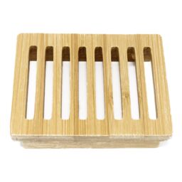 KDMD Hemu Wood Soap Dish - Box in Brown - thumbnail 2
