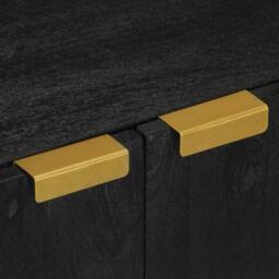 Berkfield Home Sideboard Black 60x33x75 cm Engineered Wood - Size: 60 x 33 x 75 cm - thumbnail 7
